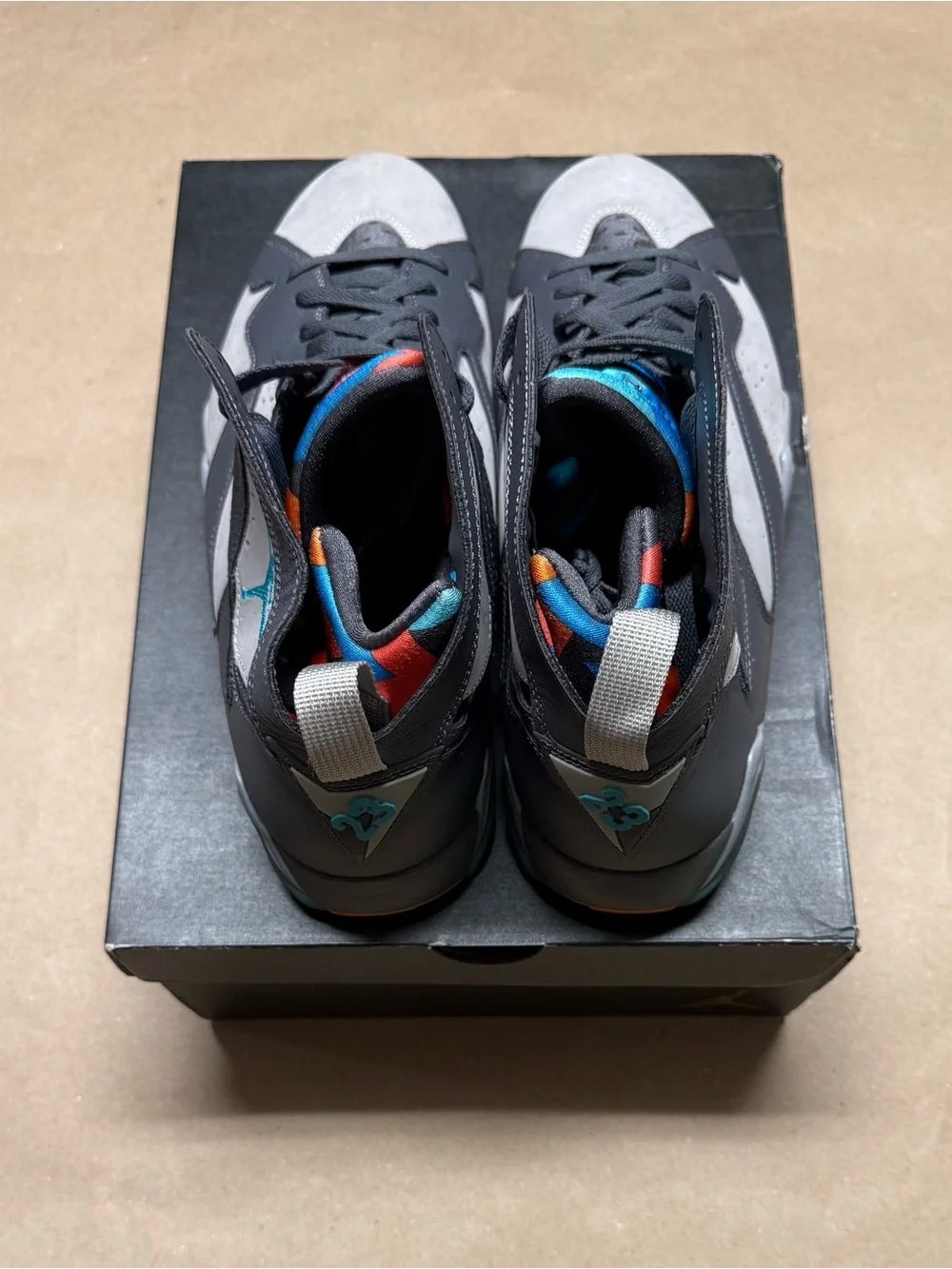 Nike Air Jordan 7 VII Retro Barcelona Days Mens size 12 Basketball Shoes Rare!